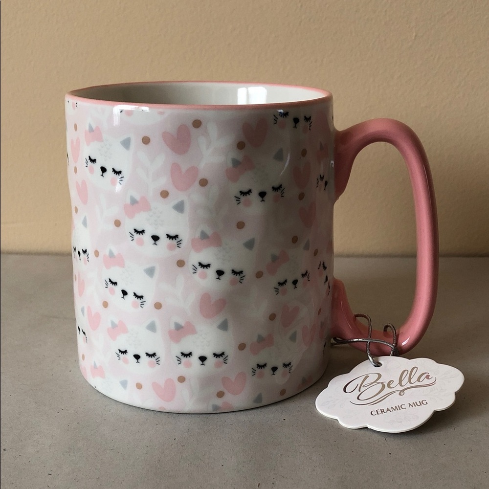 10 STRAWBERRY STREET Bella Ceramic Mug Cats